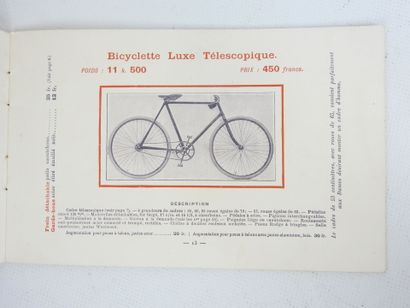 RUDGE CYCLES, 1898 calendar catalog, 12 months...