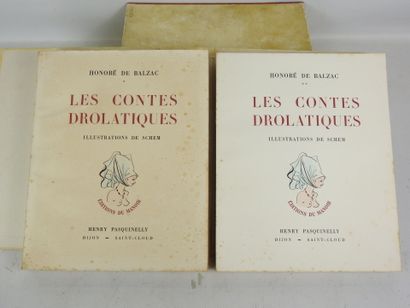 BALZAC Honoré de. Les contes drolatiques....