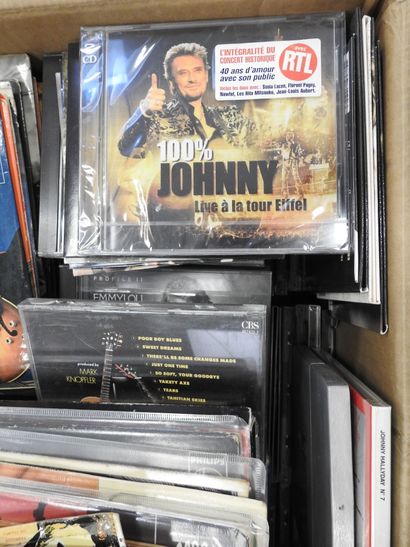 VINYLES - JOHNNY HALIDAY : Important lot...