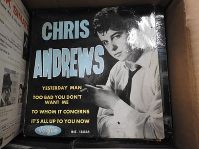 VINYLES - JOHNNY HALIDAY : Important lot...