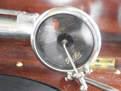 PATHE - Phonographe modèle Reproducer, caisse...