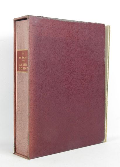 BALZAC. Le Père Goriot. Scène de la vie privé....