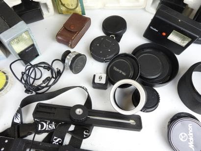 LOT of miscellaneous camera equipment including...