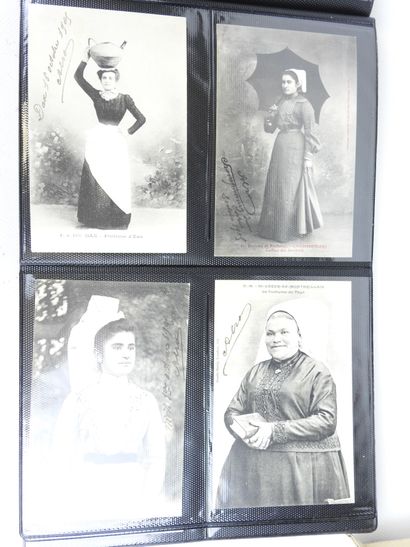 MISCELLANEOUS: 96 postcards of animated scenes,...