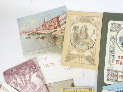 [MISCELLANEOUS]: Set of advertisements and...
