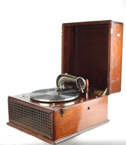 PATHE - Phonographe modèle Reproducer, caisse...
