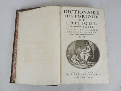 BAYLE, Pierre. Dictionnaire historique et...
