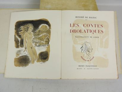 BALZAC Honoré de. Les contes drolatiques....