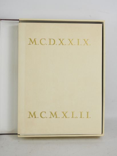 GUITRY Sacha. De MCDXXIX [1429] à MCMXLII...