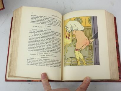 COURTELINE. 4 volumes of the Complete Works:...