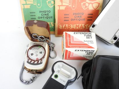 9 CAMERAS including LUBITEL 2, OMEGA EIKON,...