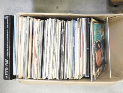 VINYLES : Environ 70 33 tours de variétés...