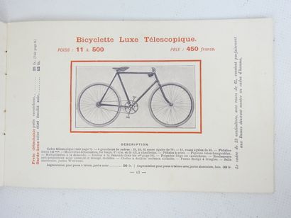 RUDGE CYCLES, 1898 calendar catalog, 12 months...