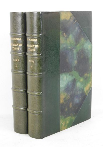 MAURRAS Charles. Le mauvais traité. Paris,...