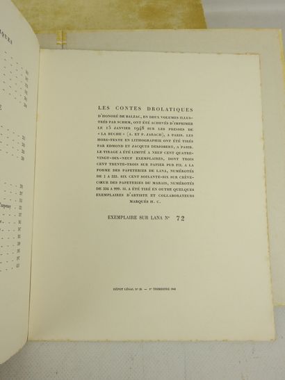BALZAC Honoré de. Les contes drolatiques....
