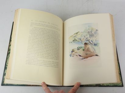 MAURRAS Charles. Le chemin de paradis. Aquarelles...