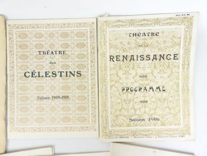[THEATRE]: 7 official programs including...