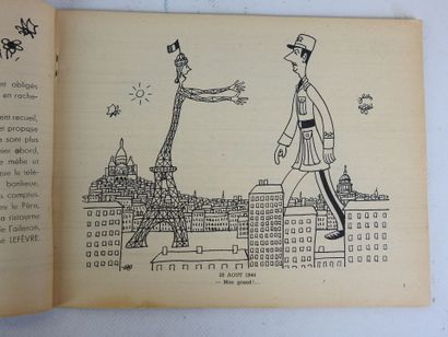 EFFEL Jean. Jours sans alboches. 70 dessins...