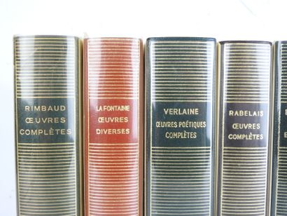 LA PLEAIDE : 7 volumes (oeuvres de Rabelais,...