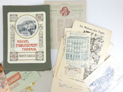 [MISCELLANEOUS]: Set of advertisements and...