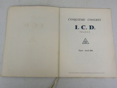 HAMBOURG André. Deux menus illustrés 