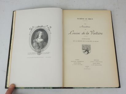 LE BRUN Eugène. Les ancêtres de Louise de...