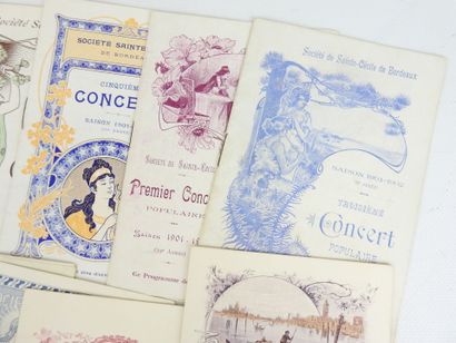 SOCIETE SAINTE CECILE de Bordeaux: 16 illustrated...