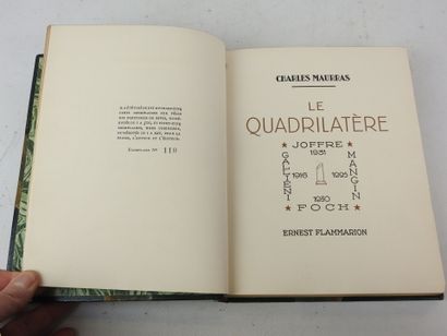 MAURRAS Charles. Le quadrilatère. Paris,...