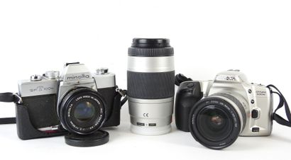 MINOLTA: Dynax 500 si. With AF Zoom 28-80mm...