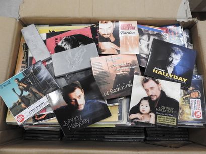 VINYLES - JOHNNY HALIDAY : Important lot...