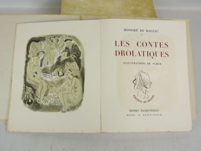 BALZAC Honoré de. Les contes drolatiques....