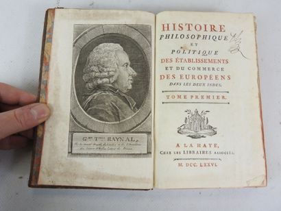 REYNAL (Abbé Guillaume Thomas). Histoire...