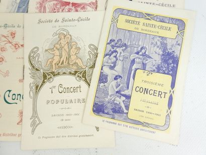 SOCIETE SAINTE CECILE de Bordeaux: 16 illustrated...
