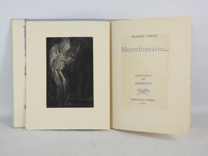 CARCO Francis. Mortefontaine. Frontispice...
