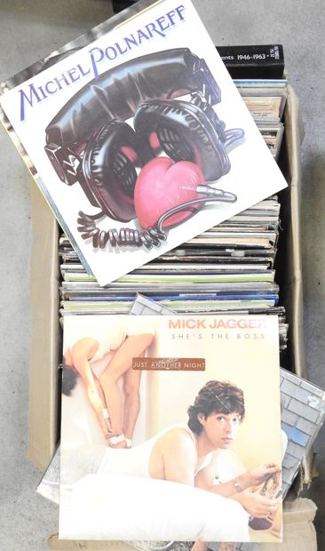 VINYLES : Environ 70 33 tours de variétés...