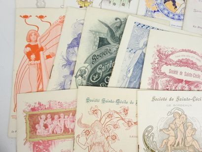 SOCIETE SAINTE CECILE de Bordeaux: 16 illustrated...