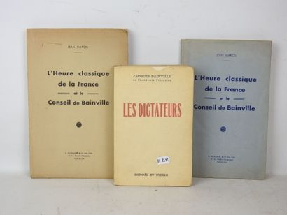 MAURRAS Charles. 10 vols. brochés in-12°...