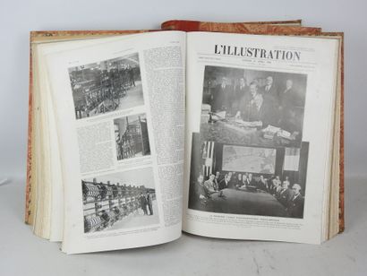 L'ILLUSTRATION 1928. 2 vols. in-folio demi...