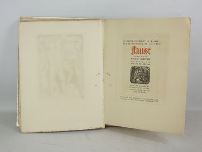 DARAGNÈS (Jean-Gabriel) & GOETHE. Ce livre...