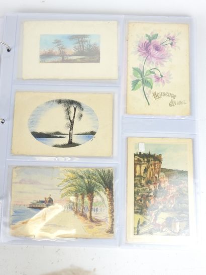 MISCELLANEOUS: 108 postcards including harbor...