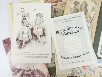 [MISCELLANEOUS]: Set of advertisements and...