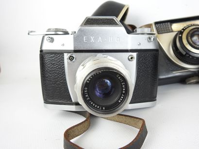 9 CAMERAS including LUBITEL 2, OMEGA EIKON,...