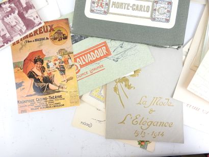 [MISCELLANEOUS]: Set of advertisements and...