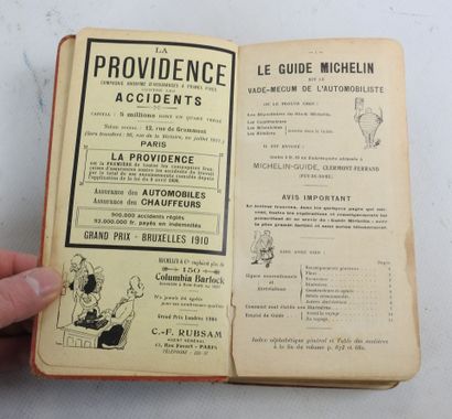 GUIDE ROUGE MICHELIN pour l'année 1911. Nancy,...