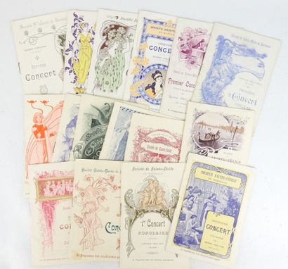 SOCIETE SAINTE CECILE de Bordeaux: 16 illustrated...