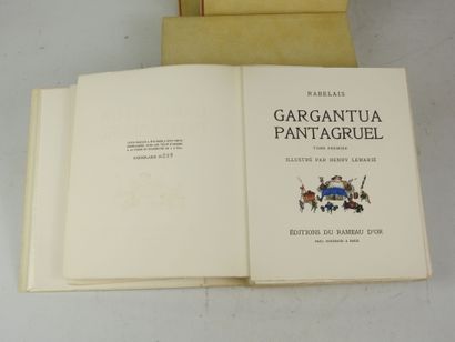RABELAIS. Gargantua Pantagruel. Illust. par...