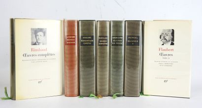 LA PLEAIDE : 7 volumes (oeuvres de Rabelais,...