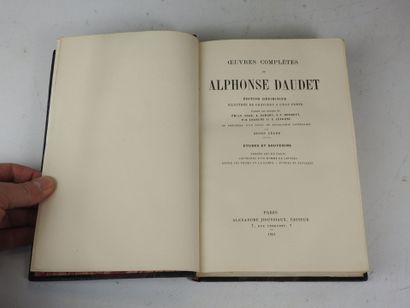 DAUDET Alphonse. Oeuvres complètes : Roman...