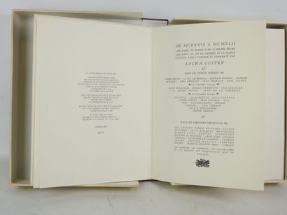 GUITRY Sacha. De MCDXXIX [1429] à MCMXLII...