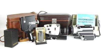 3 portable CAMERAS including BAUER Royal...